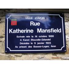 Rue Katherine Mansfield sign (Photo: Joan Taylor)